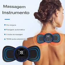 Mini Massageador portátil Recarregável EMS