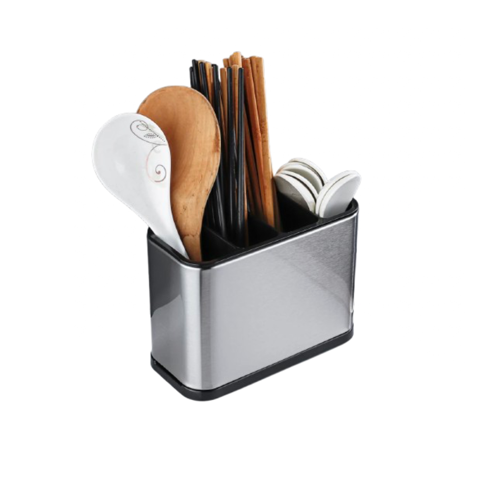 Porta Talheres Escorredor Organizador Aço Inox