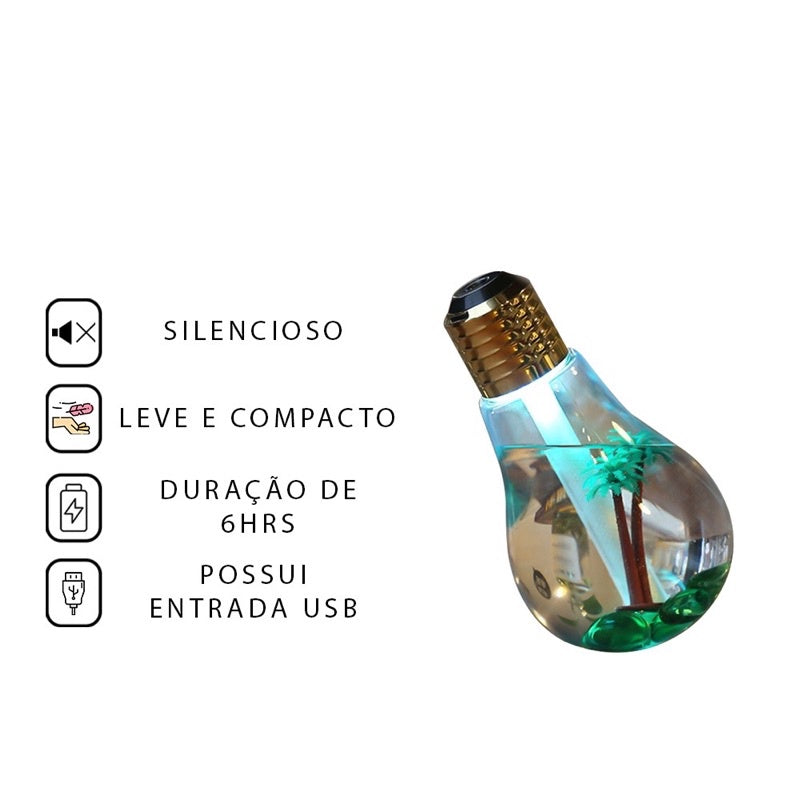 Umidificador Difusor Lâmpada