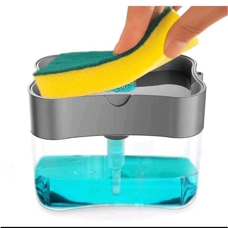 Porta Detergente com Esponja 2 em 1