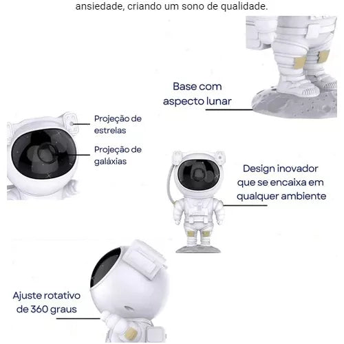 Astronauta Projetor Luminária