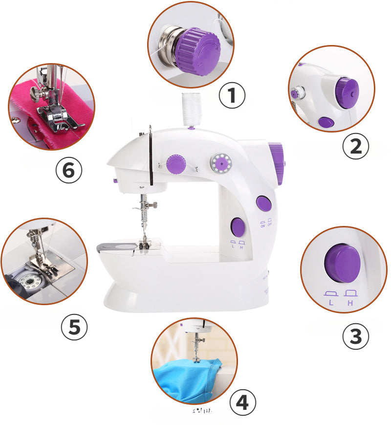 Mini Máquina de Costura Portátil