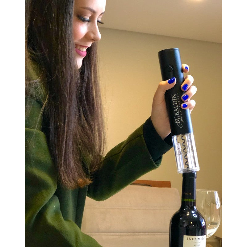 Abridor de Vinho Eletrico Recarregável USB
