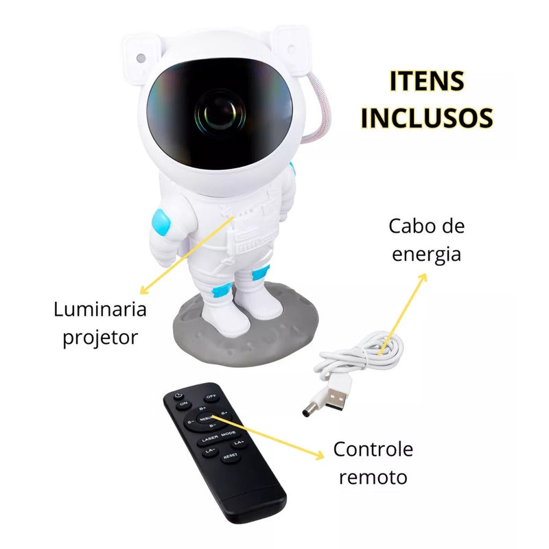 Astronauta Projetor Luminária